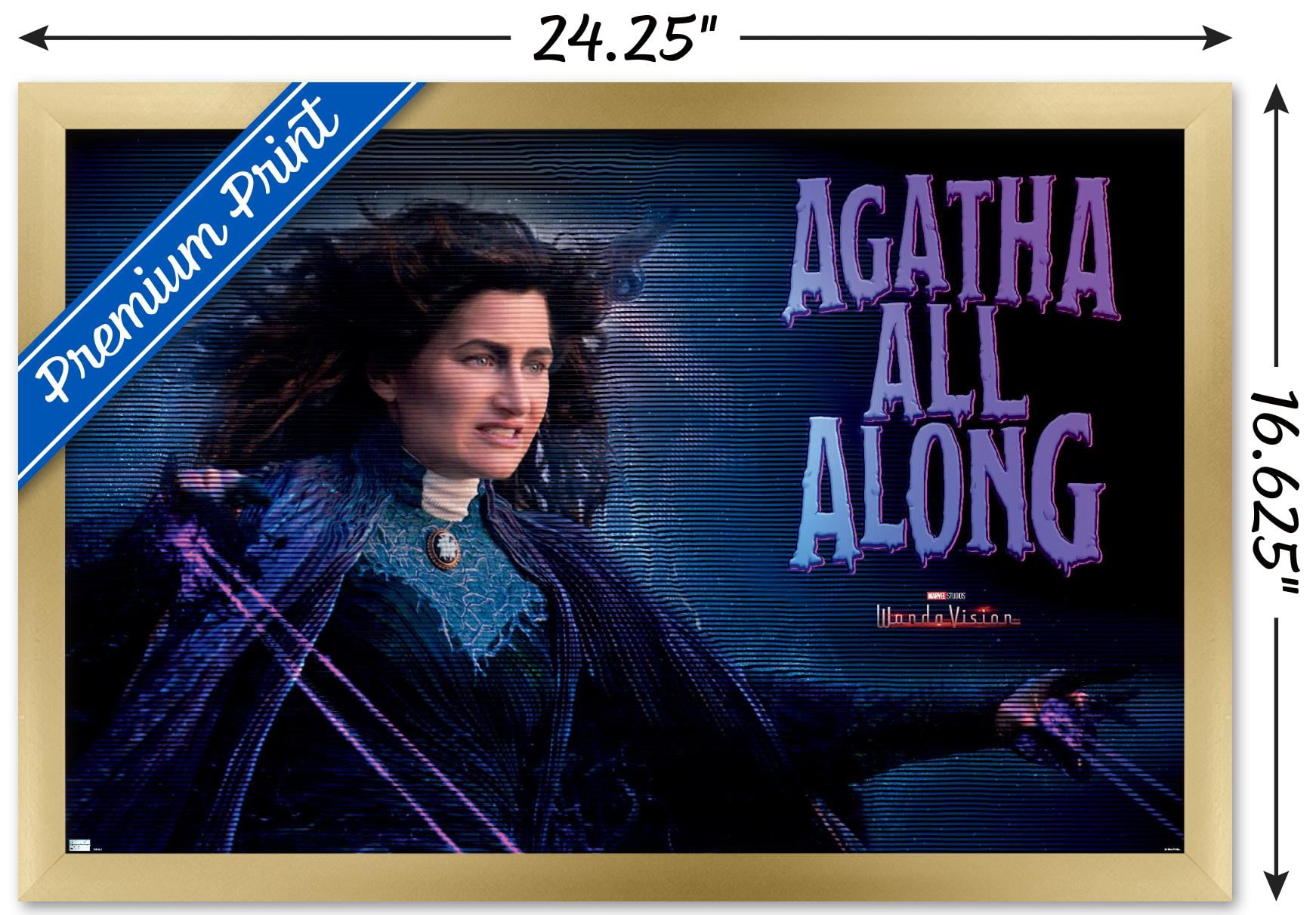Marvel WandaVision - Agatha Spell Wall Poster, 14.725" x 22.375", Framed