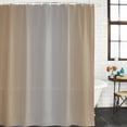 thumbnail image 3 of Beige Gray Ombre Waterproof Fabric Shower Curtain,Modern Gradient Abstract Art Waterproof Fabric Shower Curtain for Bathroom Curtains Bathtubs Hotel Shower Curtains with 12 Hooks Extra Long 72x84, 3 of 8