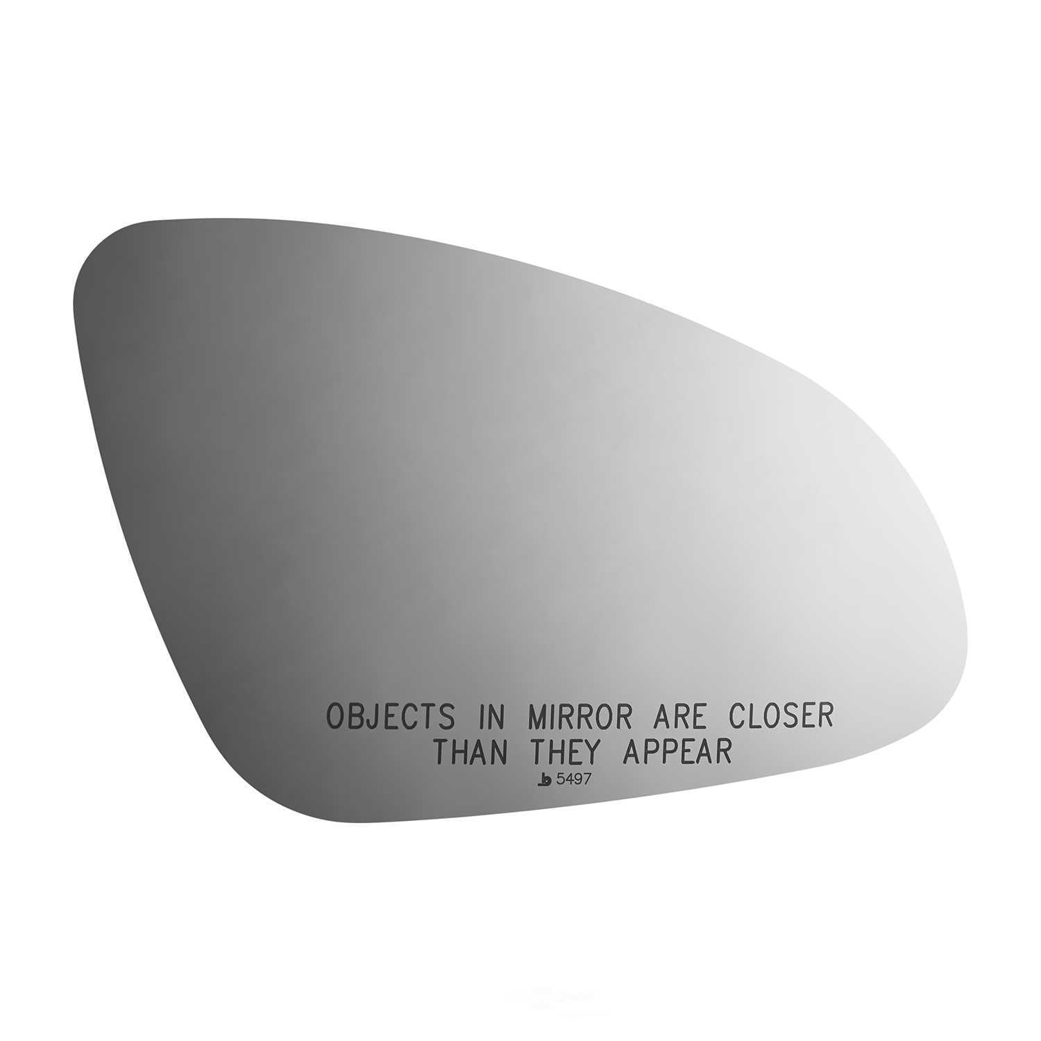 Burco Side View Mirror Replacement Glass - Clear Glass - 5497
