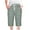 Green3, variant on HAiming Women Summer Casual Shorts Drawstring Elastic Waist Loose Comfy Pants Trendy Gradient Knee Length Trousers