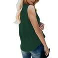 thumbnail image 4 of TRUBKH Tank Top for Women Sleeveless Tops for Women Spaghetti Strap Tank Top Halter Tops for Women Camisole Tops for Women Built in Bra Army Green L, 4 of 6