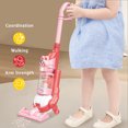 thumbnail image 5 of Kids Vacuum Cleaner, Pretend Play  Toys for Girls, Toy Vacuum Cleaner for Kids, Toy Vacuum with Bright Light & Sounds, Toddler Vacuum with Real Suction Power, Toys for Girls 3 6 Years - Pink, 5 of 14