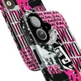 thumbnail image 2 of Black & Pink Pop Art Collage Phone Case, Retro Grunge Disco 8 Ball Cover for iPhone 17 16 15 14 13 12 11 Pro Plus Mini, 2 of 6