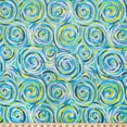 thumbnail image 4 of Art Swirl Broadcloth 60" Geometric Print Fabric By The Yard - Van Gogh, 4 of 4