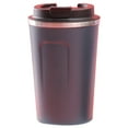 thumbnail image 1 of Taza de café aislada con tapa, vaso de té de acero inoxidable al vacío, taza termo, 1 of 5