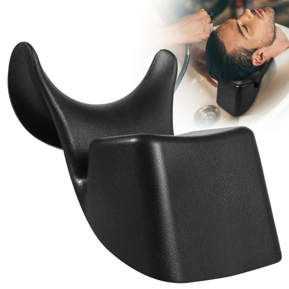 Shampoo Bowl Neck Rest, Ergonomic Sink Hair Washing Neck Support, Portable PU Head Rest for Salon Hairdressing Spa Washing, Reduces Neck Discomfort
