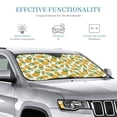 thumbnail image 2 of Bingfone Pineapple Car Windshield Sunshade,Sun Foldable Sun Shield Sun Visor for Car - Medium, 2 of 8