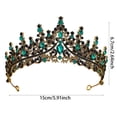 thumbnail image 2 of Wedding and Crowns, Rhinestone Bridal Princess Headpieces for Women and Flower Girls Birthday Prom Quinceanera for Women Birthday Wedding, 2 of 5