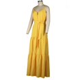 thumbnail image 4 of Mode Femmes Été Boho Bretelles V-Cou Bandage Partie Robe de Plage, 4 of 6