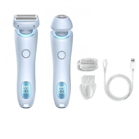 XIRQI 2-in-1 Shaver with Display Screen Hair Removal Device for Women s Armpit and Pubic Hair Removal Device