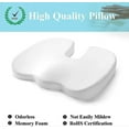 thumbnail image 4 of Seat Cushion, Orthopedic Seat Cushion Ergonomic Seat Cushion, Memory Foam Chair, 4 of 5