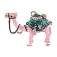 thumbnail image 3 of KLKCMS Camel Keyring Backpack Charms Car Decoration for Husband Dad Valentine'S Day Green, 3 of 9