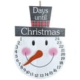thumbnail image 1 of Letrero Navideño De Madera Calendario De Adviento Vacaciones Navidad Escritorio Decoración Muñeco De Nieve Sunnimix Calendario Pizarra, 1 of 7
