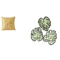 thumbnail image 1 of Funda de almohada,Fundas de cojín para sofá cama,funda de almohada cuadrada,Placa de pared con hojas de palma,Decoración de pared de madera con hojas de palma,Adorno de madera con, 1 of 8
