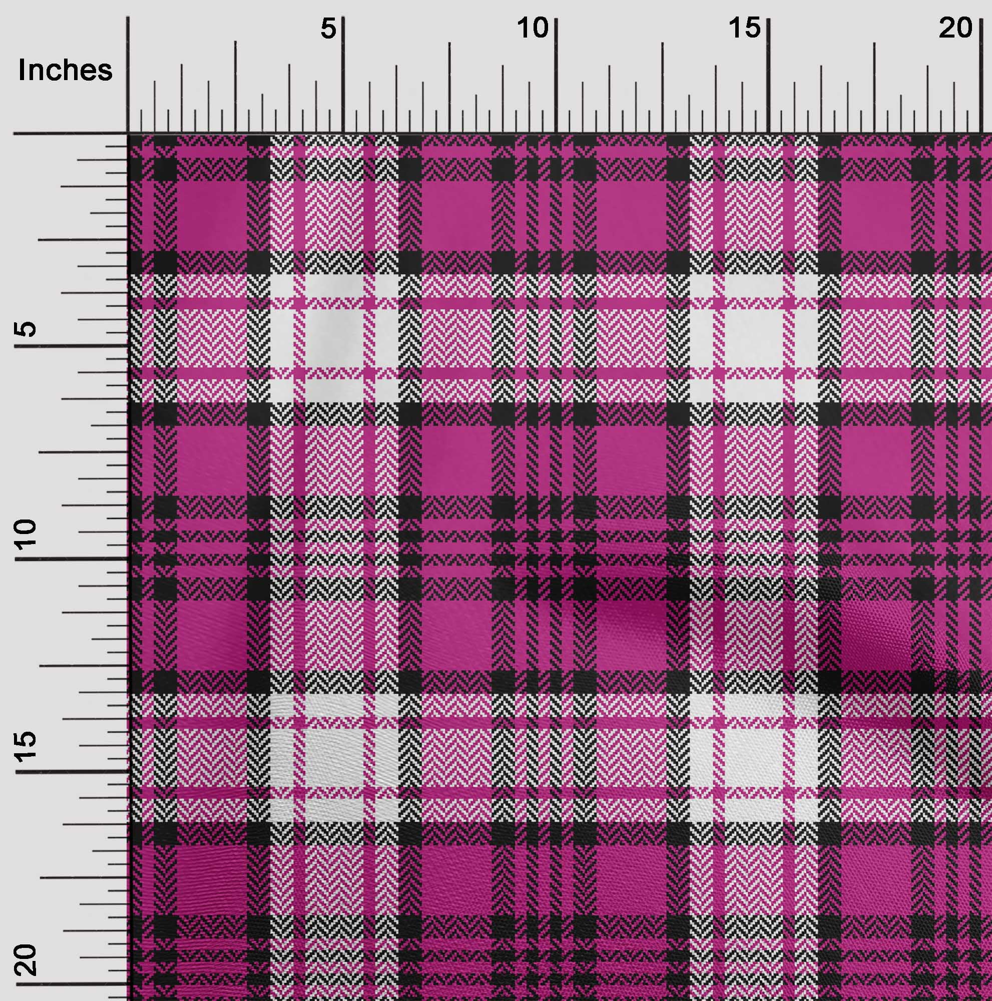 oneOone Cotton Poplin Twill Pink Fabric Tartan Sewing Fabric By The Yard Printed Diy Clothing Sewing Supplies 56 Inch Wide