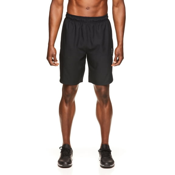Reebok Men's and Big Men's Active Textured Woven Shorts, 9" Inseam, up to Size 3XL