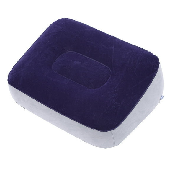 OUNONA 2-Pack Inflatable Foot Rest Cushions Portable Travel Footrest for Comfort with Multiple Color Options