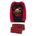 thumbnail image 3 of Onlypjs Family Matching Christmas Pajamas Sets – Holiday Red Plaid Long Sleeve Tops & Pants for Women, Men, Couples, 3 of 6