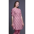 thumbnail image 2 of Bimba Indian Short Kurtis For Women Printed Tunic Roll Up Sleeve Shirt, 2 of 6