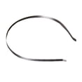 thumbnail image 1 of de 10 diademas plateadas en blanco y , 5mm/6mm, artesanal de Metal DIY CUTICAT venda, 1 of 6
