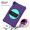 Purple+Aqua, variant on Samsung Galaxy Tab A 10.1 2019 SM-T510 & T515 Case, Dteck Hybrid Shockproof Rubber Kids Friendly Protection Hard 360 Rotatable Built-in Kickstand Cover, Purple+Aqua