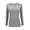GREY, variant on NATURAL UNIFORMS WOMENS LONG SLEEVE TEE SHIRT AND UNDERSCRUB