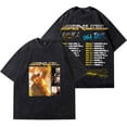 thumbnail image 2 of Anuel AA Real Hasta la Muerte 2 Tour Merch Wash T-Shirts Women Men Cotton Short Sleeve Tee, 2 of 6