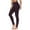 Brown 1, variant on FAIWAD Womens Yoga Leggings Plus Size Slim Stretchy High Waisted Tights Soft Workout Athletic Pants