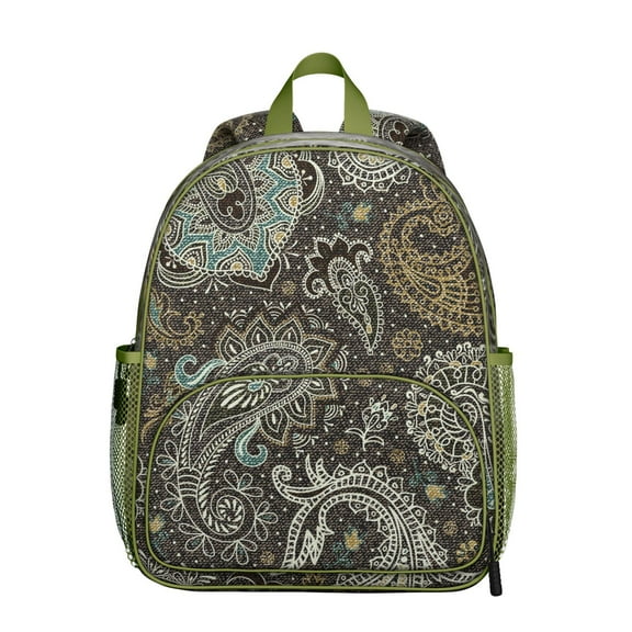 Bohemian Waterproof Backpack - Ergonomic Vintage Print School Bag with Breathable Padded Straps