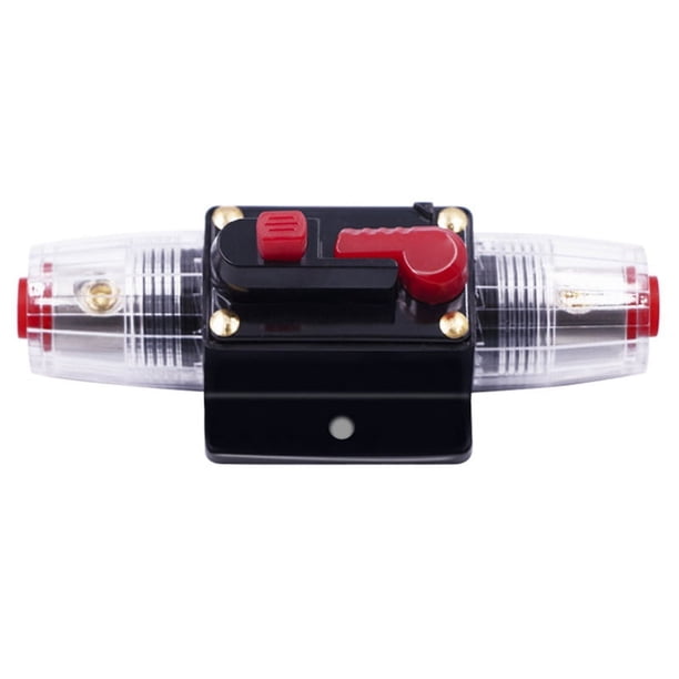 Fuente de alimentación con fusible para asiento de seguridad de audio de automóvil, CC de 80 A, para tubo de fusible, disyuntor, caja de fusibles