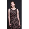 thumbnail image 2 of Bimba Robe Longue Décontractée Sans Manches à Col Rond Teinture sur Nœuds pour Femmes, Imprimé, Xxx-Grand, 2 of 6