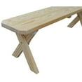 thumbnail image 6 of Yellow Pine Picnic Crossleg Bench Size 5ft, 6ft, 8ft, 6 of 20