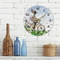 thumbnail image 7 of SKYSONIC Flower Fairy Girl Butterfly Wall Clock 10 Inch Silent Non Ticking Round Clock Oil Painting Clock Easy to Read Clock for Living Room Bedroom Bathroom Home Decor, 7 of 7