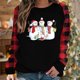 thumbnail image 1 of Puntoco Mujer Otoño e Invierno Impreso Camiseta Suelta Manga Larga Blusa Cuello Redondo Casual tops Puntoco Puntoco-2769, 1 of 5