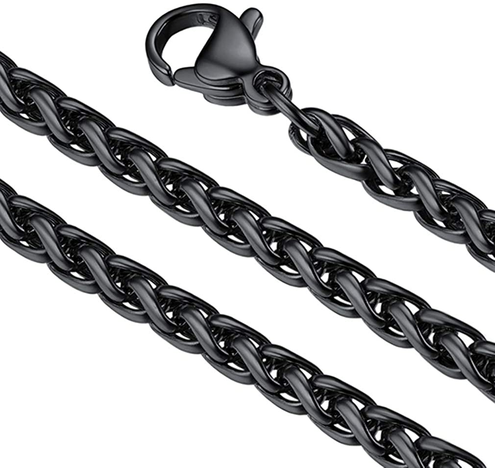 Twisted Spiga Wheat Chain Necklace 