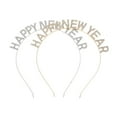 thumbnail image 4 of 2PCS Delicate Letter Rhinestone Headbands Decorative HAPPY NEW YEAR Hair Hoops, 4 of 9