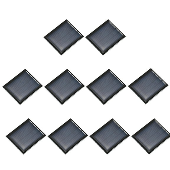 10PCS 2V 0.12W 0.06A Mini Solar Panels for Solar Power, Small Solar Photovoltaic Cells Charge, 1.42" x 1.18"
