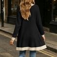 thumbnail image 3 of FchengtaiS Cardigan Sweaters for Women Long Sleeve Open Front Cardigans Lightweight Fall Fashion Outfits, 3 of 6