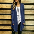 thumbnail image 5 of Casual Cardigans for Women Solid Linen-cotton Long Sleeve Cardigans for Daily Wear, 5 of 7