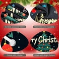 thumbnail image 4 of Festive Christmas Banner Colorful Xmas Backdrop Santa Claus Snowman Holiday Background for Christmas Party Indoor Decoration Family Gathering, 4 of 9