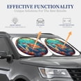 thumbnail image 4 of Fotbe Sea Turtle in Coral 2-Piece Car Windshield Sun Shade | Sun Blocker for Car Windshield | Foldable Automotive Interior Accessories for Sun Protection-Large, 4 of 7