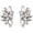 G-White, variant on Glitter Rhinestone Statement Earrings for Women Fashion Bling Colorful Crystal Cluster Drop Dangle Earrings Prom Dress Jewerly