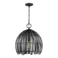 thumbnail image 7 of Generation Lighting 6622701 Hanalei 16" Wide Mini Pendant - Black, 7 of 7