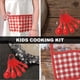 thumbnail image 5 of 1 juego de kits de cocina para niños kits de cocina infantil delantal de niños delantal de cocina para niños, 5 of 5
