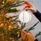 thumbnail image 4 of Adornos navideños, adornos navideños, regalos navideños, colgante de espuma para árbol de Navidad de 8 cm, adornos navideños, bola de espuma de colores colgante con perla, 4 of 7
