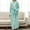 Mint Green, variant on JNGSA Womens Robes Long Womens Robes Long Women's Winter Lengthened Bathrobe Splicing Home Clothes Long Sleeved Robe Coat Clearance
