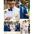 thumbnail image 5 of COOFANDY Men's 2 Piece Suits Classic Fit Suit Set 2 Button Blazer Jacket and Dress Pants for Wedding Business Prom, 5 of 9