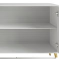 thumbnail image 6 of Castle Place Glam Sideboard Buffet Cabinet, White, 6 of 8