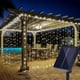 thumbnail image 2 of Guirnalda de luces solares para cortina de 6 m/3 m, guirnalda de luces para Halloween, exteriores, jardín, bodas, fiestas, vacaciones, decoraciones navideñas 2024, 2 of 5