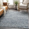 thumbnail image 3 of Mark&Day Area Rugs, 4x6 Delisle Modern Navy Area Rug, Blue White Carpet for Living Room, Bedroom or Kitchen (3'11" x 5'7"), 3 of 5